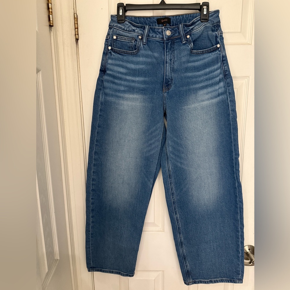 Quince Bella Stretch Barrel Jeans Atlantic Blue 28 Sold Out Online